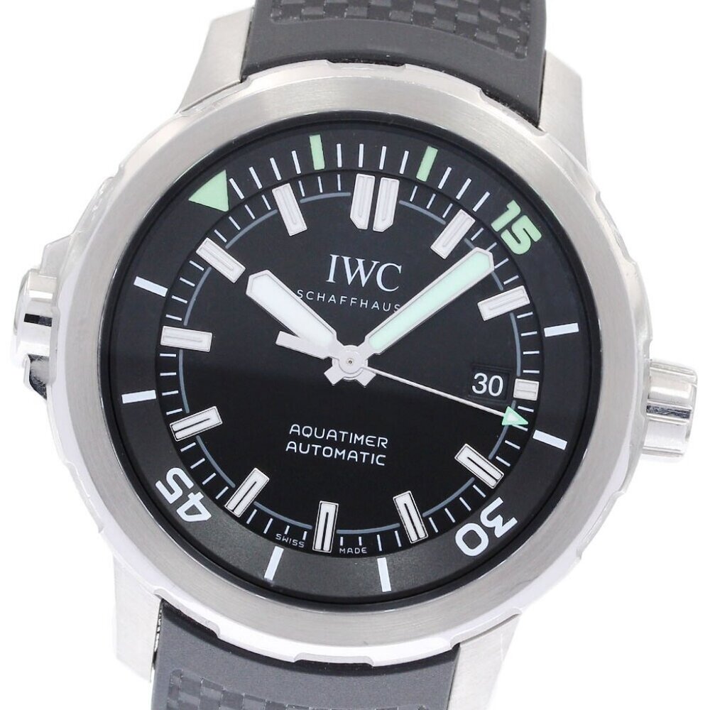 IWC SCHAFFHAUSEN Aqua timer IW328802 black Dial Automatic Men's Watch_836062